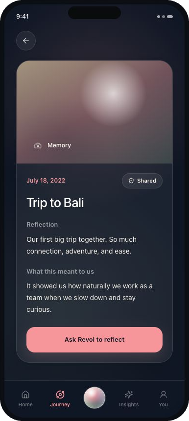 Revol memory screen